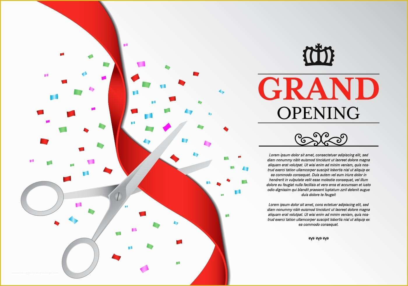 Grand Opening Invitation Template Free Of Ribbon Cutting Ceremony 