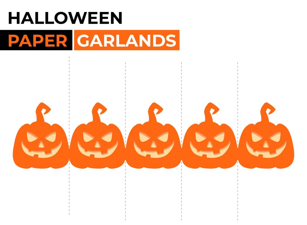 Halloween Paper Crafts Printable Pdf Free Cutouts kids Fall Crafts pumpkin