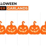 Halloween Paper Crafts Printable Pdf Free Cutouts kids Fall Crafts pumpkin