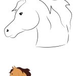 Horse Head Coloring Pages Printable Free Pdf Infoupdate
