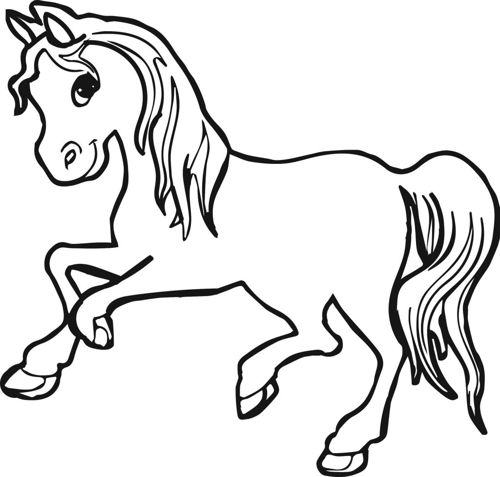 Horse Printable Coloring Pages
