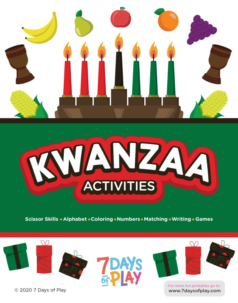 Kwanzaa Activity Booklet 7 Days Of Play