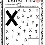Letter X Worksheets For Preschoolers Printable Worksheet Template