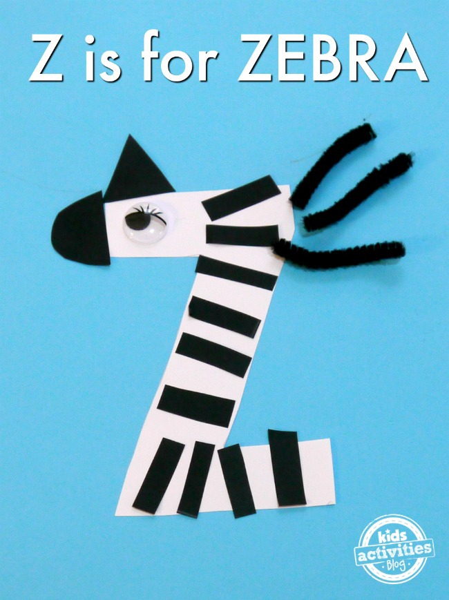 Letter Z Art Activities For Preschoolers