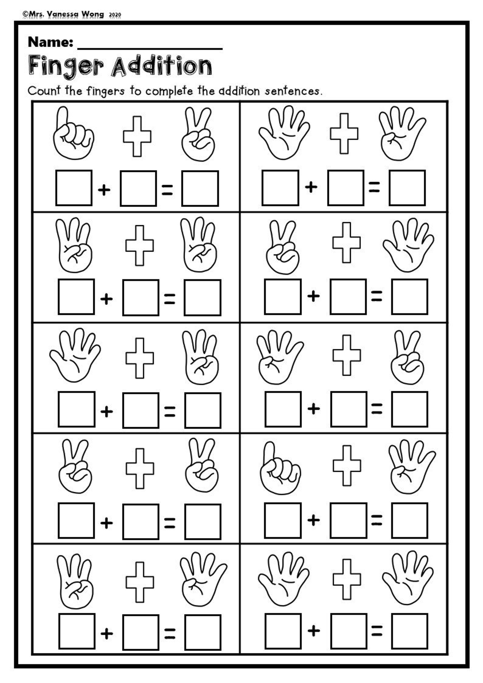 printable math activities for kids