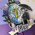 Merlina Cake Topper Wednesday Addams Cake Topper Wednesday Cashier