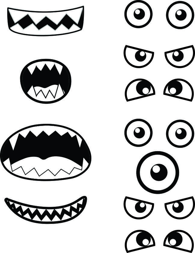Monster Template Printable