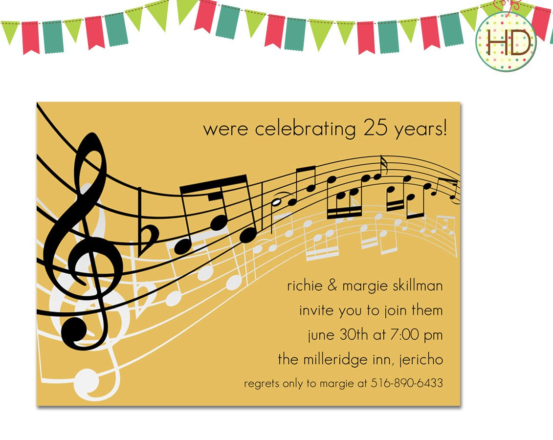 Music Invitation Template