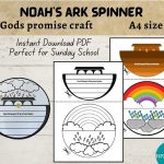 Noah 39 s Ark Printable Sunday School Craft Bible Story Activity Kids