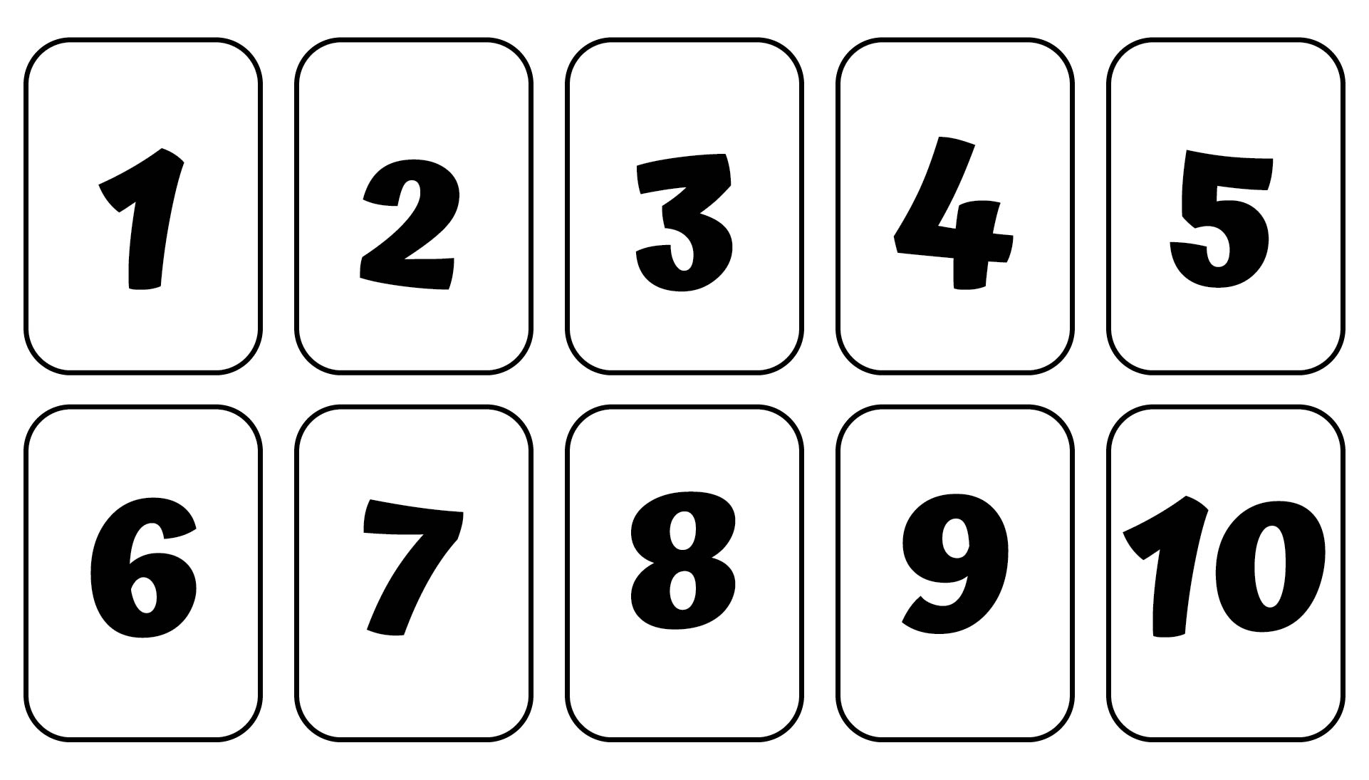printable color numbers
