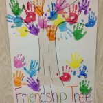 Preschool Handprint Friendship Tree Preschool Craft Activities