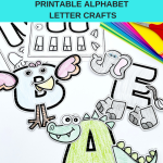 Printable Alphabet Animal Letter Crafts Planning Playtime
