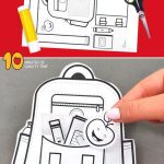 Printable Backpack Craft Template Printable And Enjoyable Learning