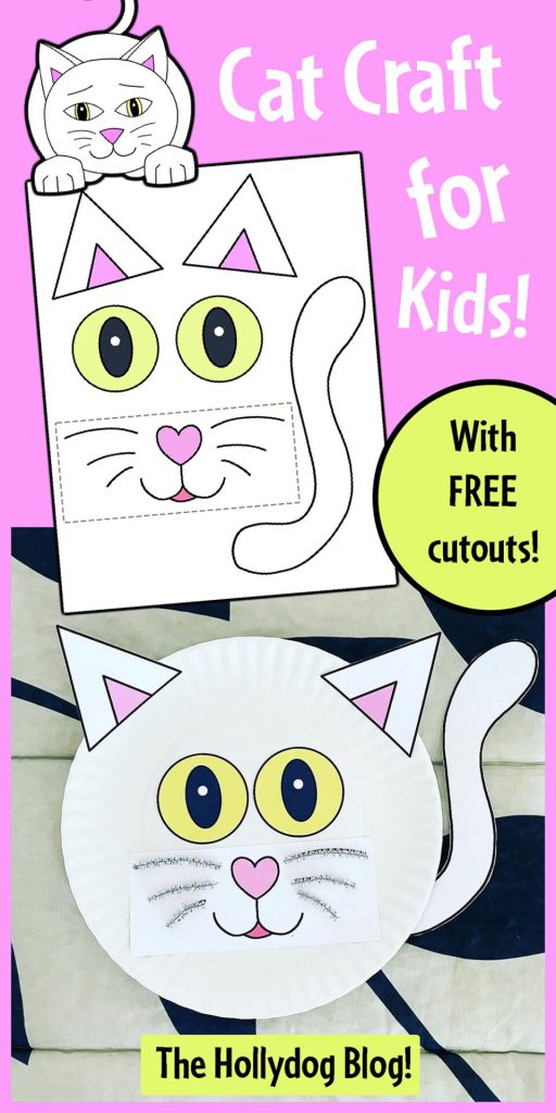 Printable Cat Craft For Kids with Free Cutouts The Hollydog Blog
