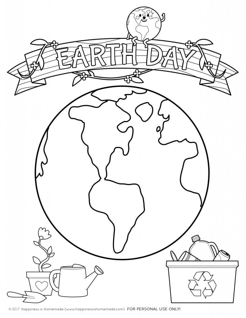 earth day printable activities for kids