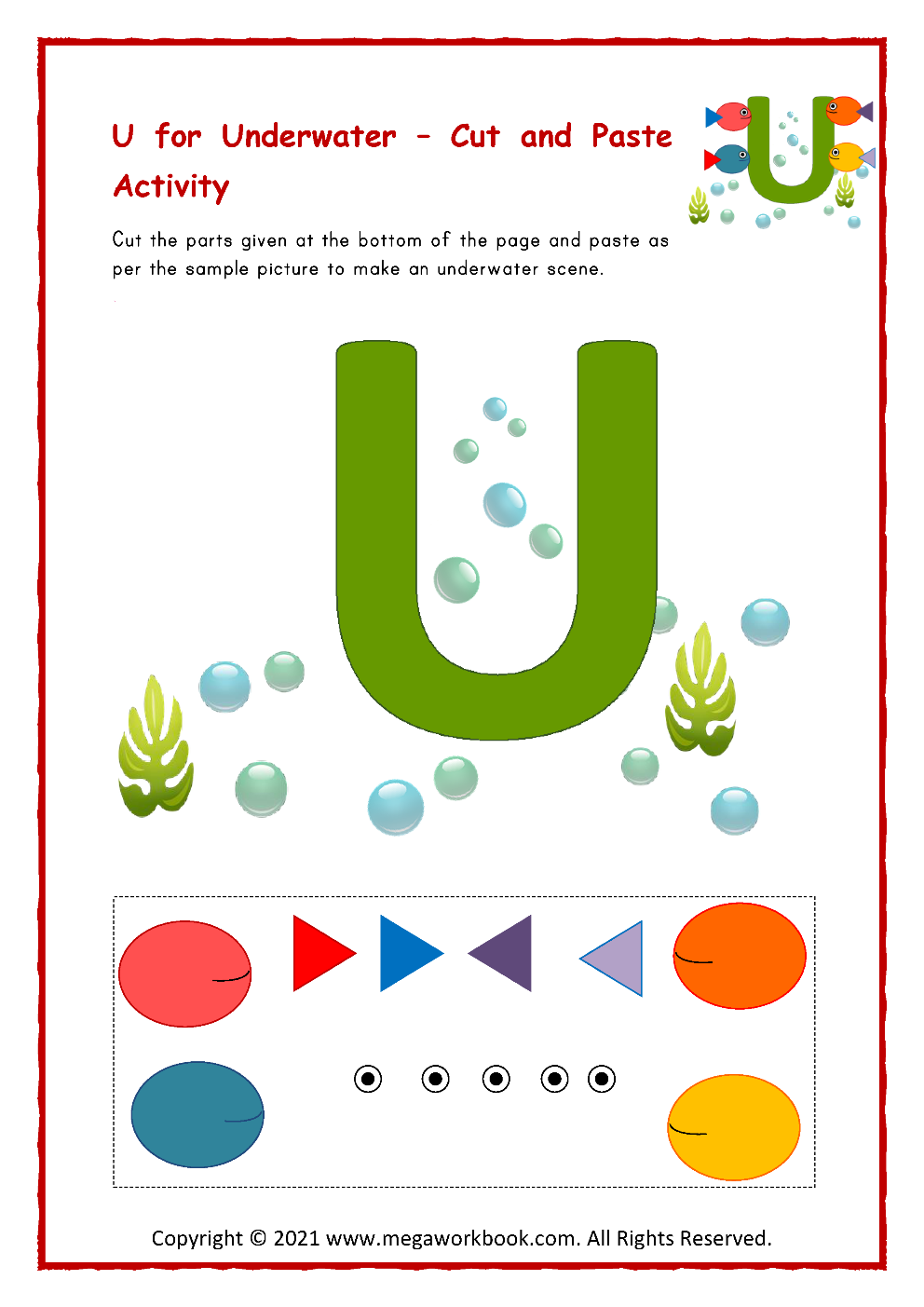 Printable Letter U Activities