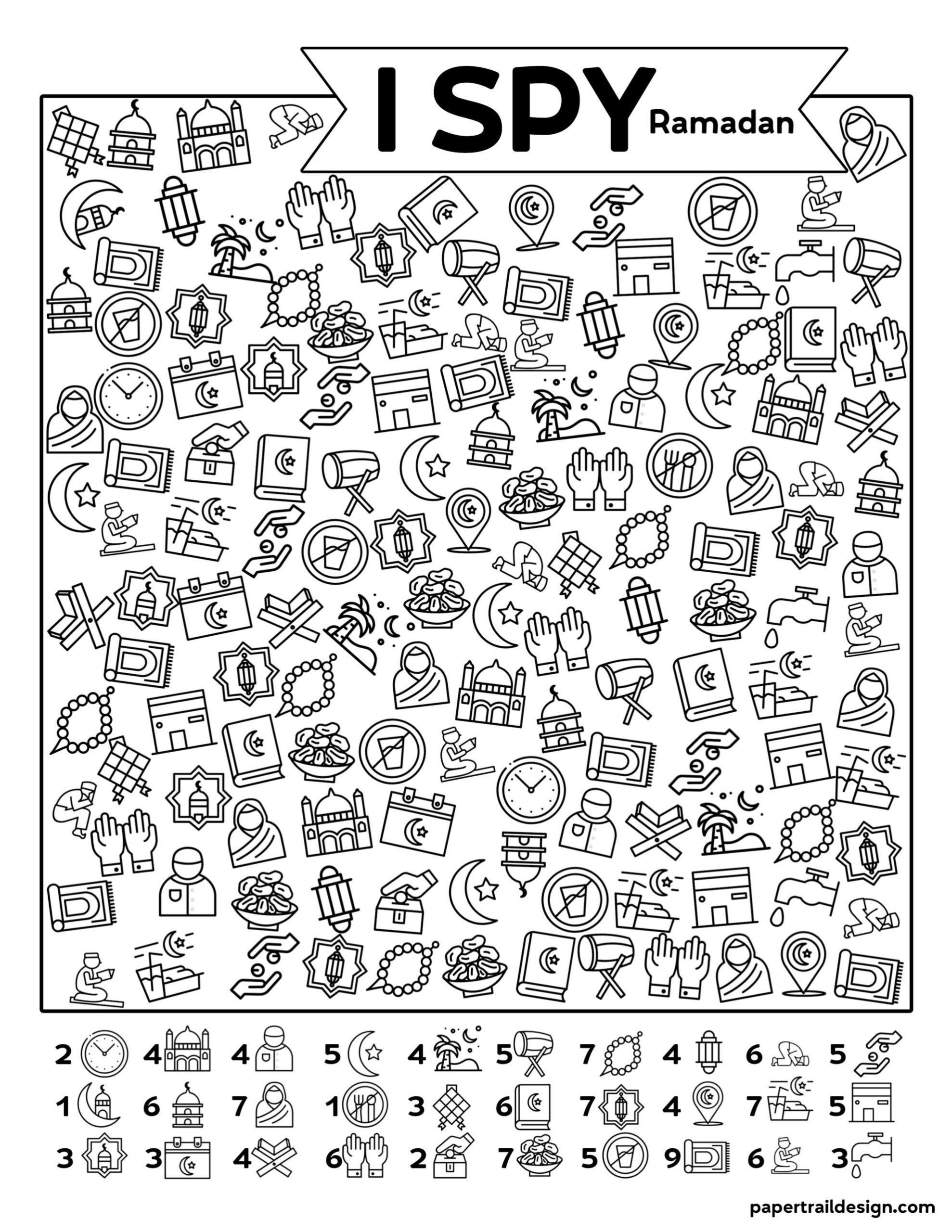 Printable Ramadan Activities Printable Word Searches