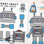 Printable Robot Craft Template For Kids Build A Robot Color Cut And