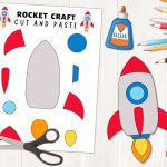 Printable Rocket Craft Outer Space Activities Build A Rocket