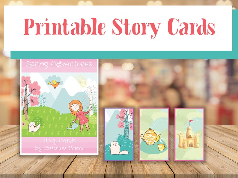 Printable Story Cards PDF Set Of 30 Story Prompts Storytelling