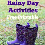 Rainy Day Activities Free Printable Moments A Day
