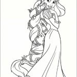 Rapunzel Coloring Pages Printable