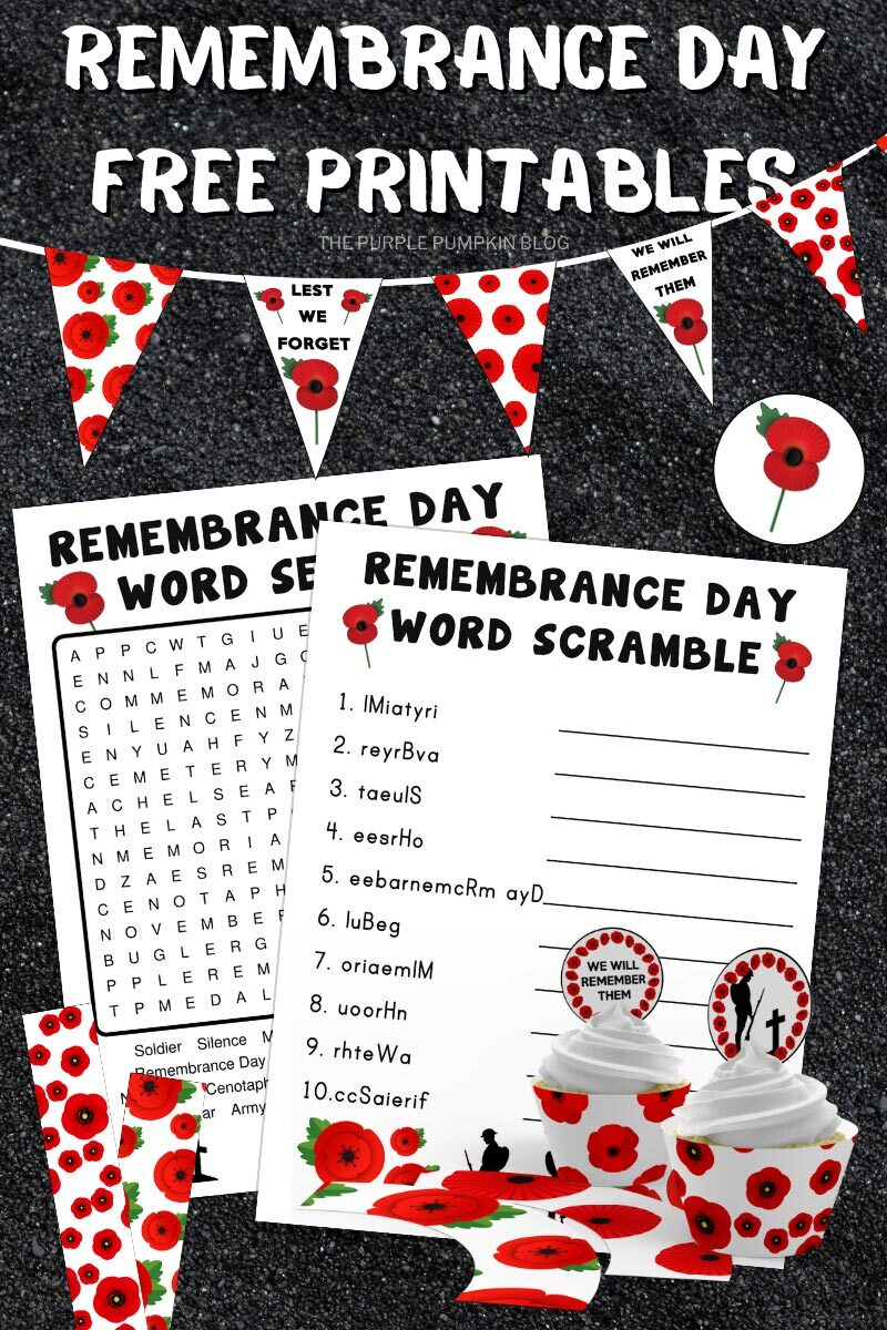 free printable remembrance day activities for kids