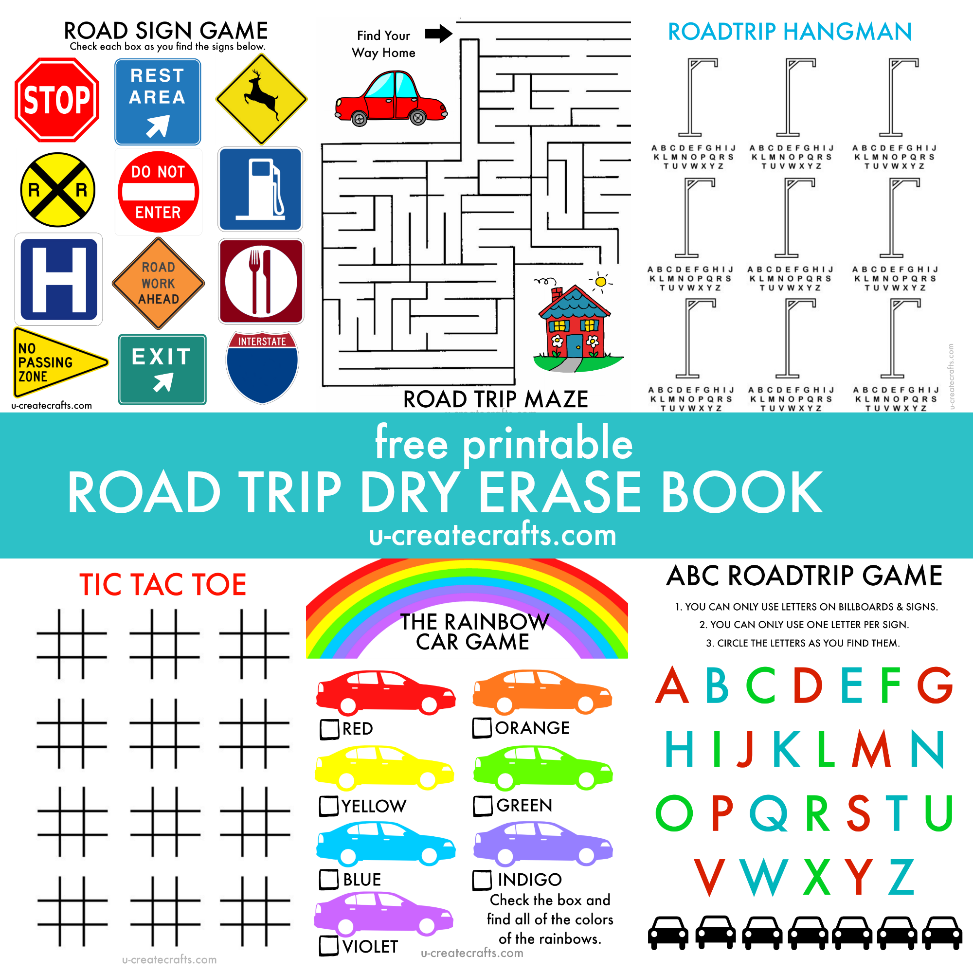Road Trip Printable Activities