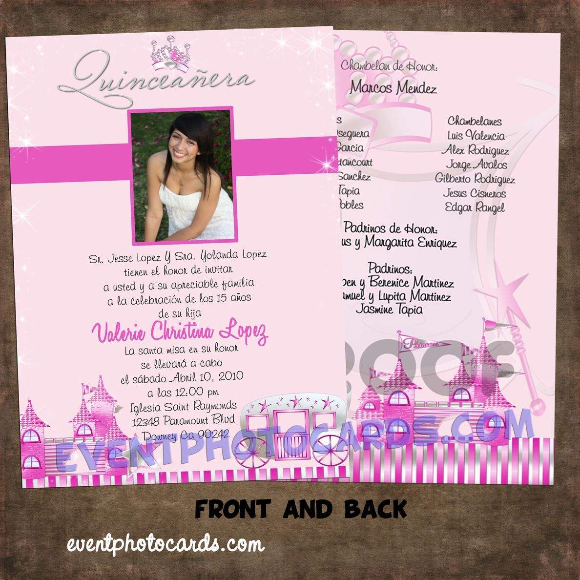 Sample Quinceanera Invitation Wording