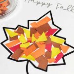 Scrap Paper Fall Leaf Free Printable Preschool Crafts Fall Fall
