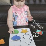 Shape Matching Activity For Toddlers
