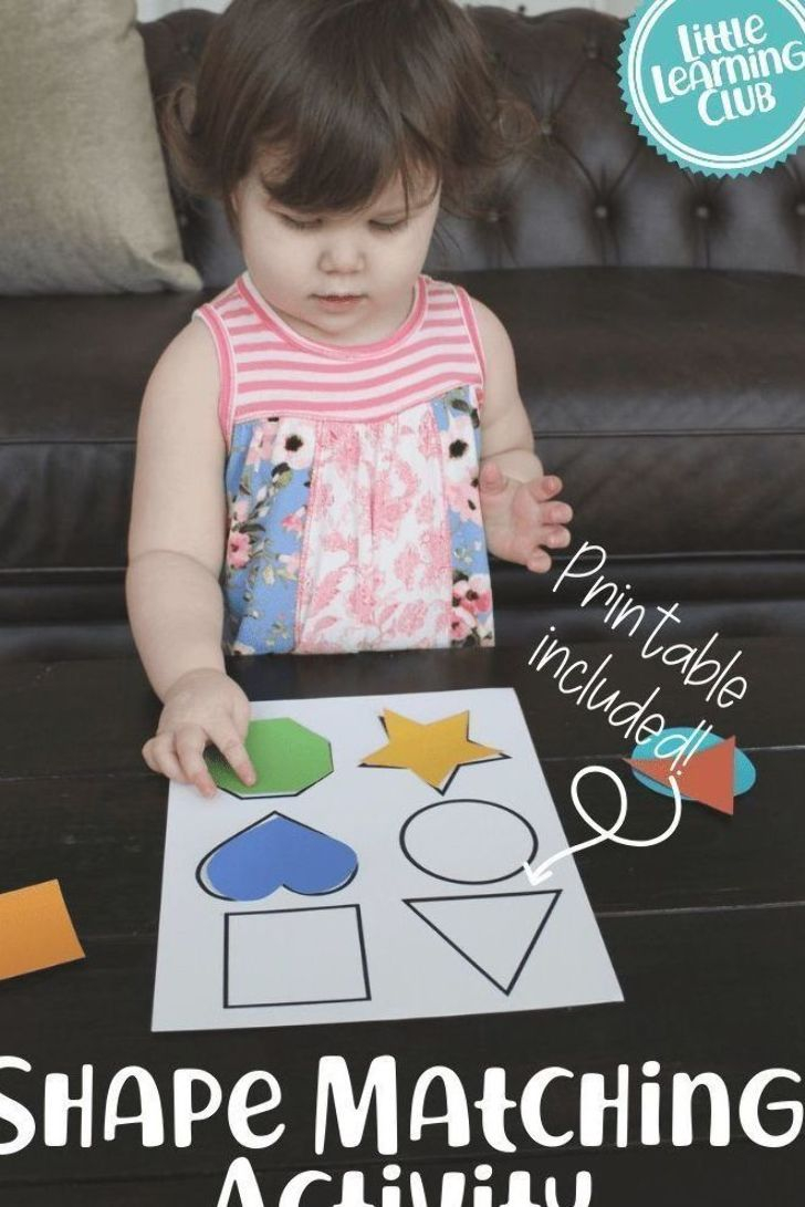 Shape Matching Activity For Toddlers