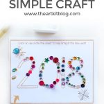 Simple New Year 39 s Craft For Kids Free Printable The Art Kit