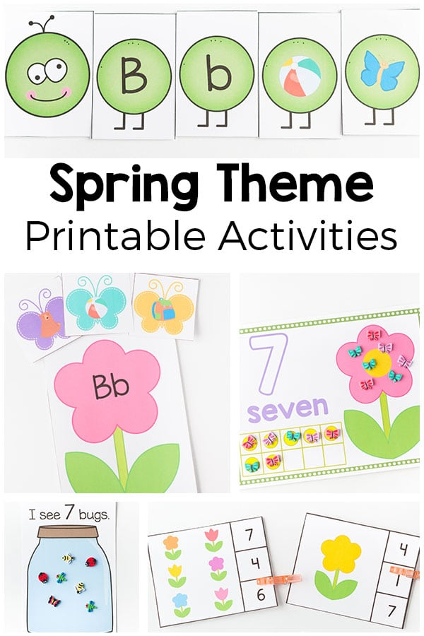printable spring activities for toddlers printable spring activities for toddlers
