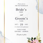 Wedding Invitation Free Downloadable Templates Surejza