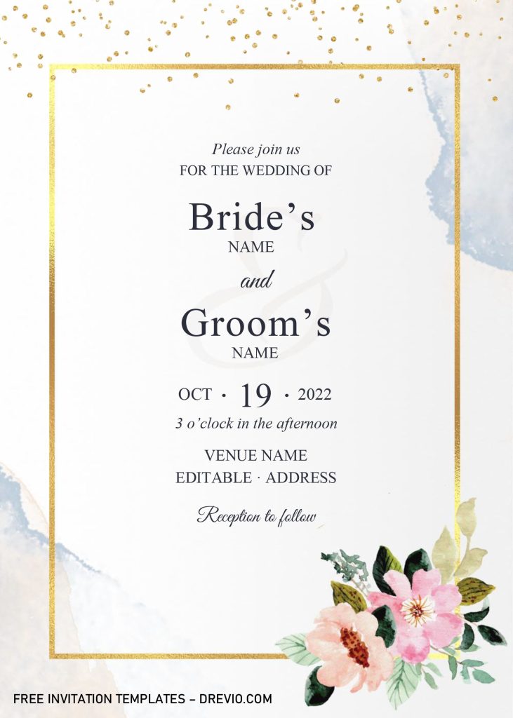 Wedding Invitation Free Downloadable Templates Surejza