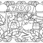 Zoo Animals Coloring Page For Kids ColoringBay