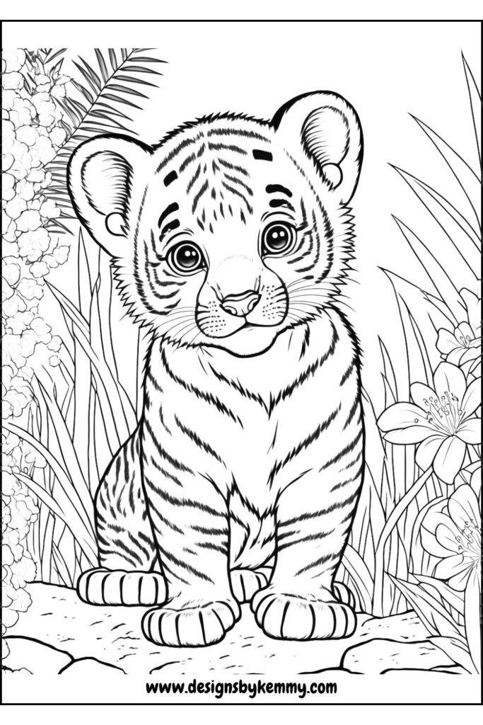10 Animal Coloring Book Free