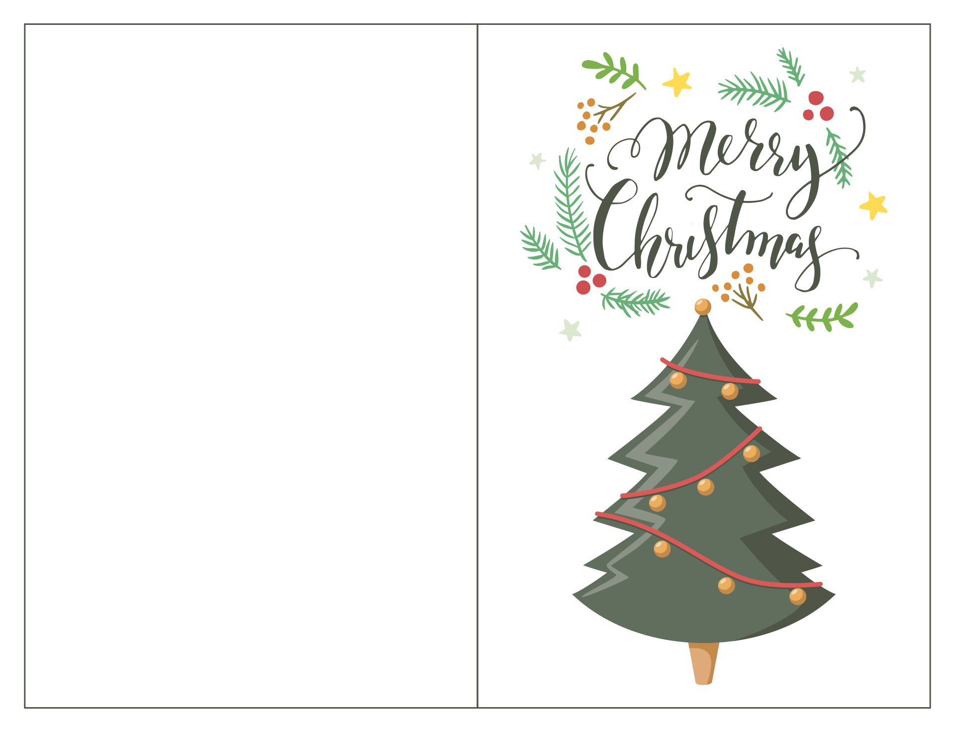 10 Best Free Printable Christmas Card Templates Pdf F Vrogue co