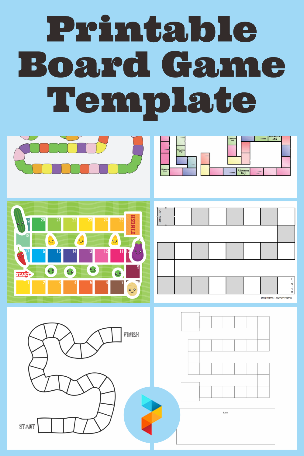 10 Best Printable Board Game Template PDF For Free At Printablee