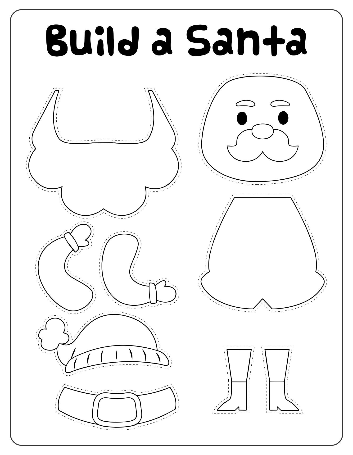 free printable christmas crafts for preschoolers