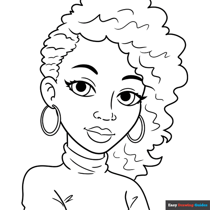 10 Black Women Printable Coloring Pages KoloringPages
