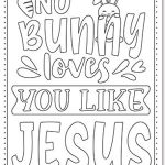 10 Free Religious Coloring Pages For Easter Holy Week