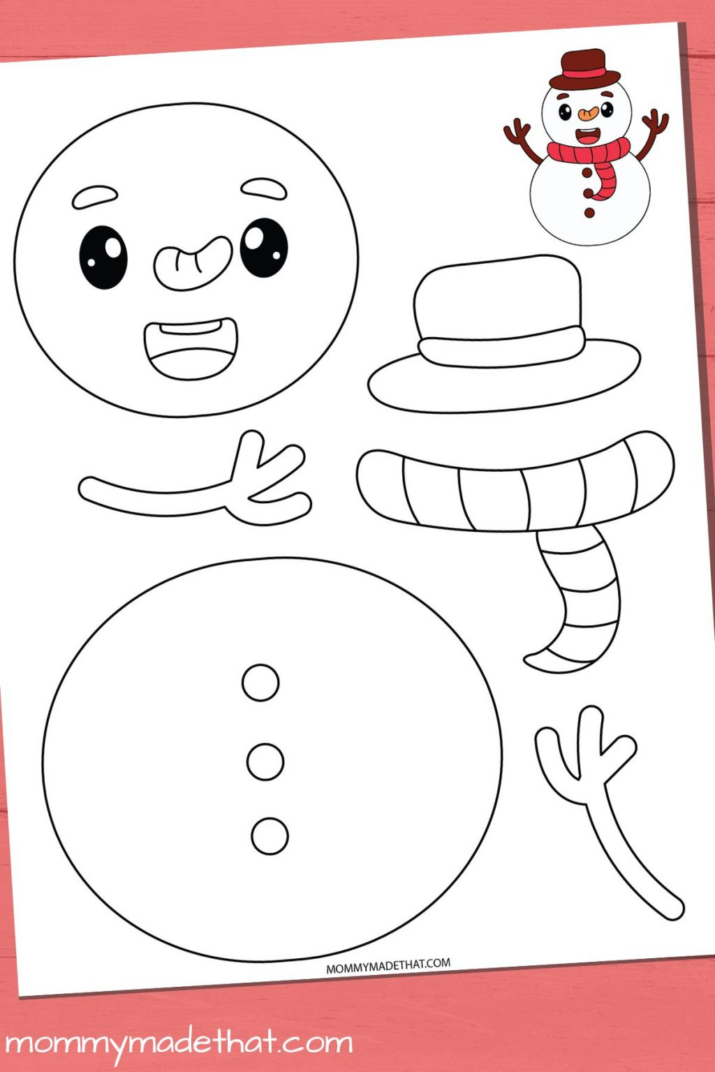 printable crafts for christmas