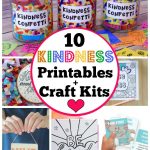 10 Kids Kindness Printables Craft Kits Summer Fun For Kids Easy