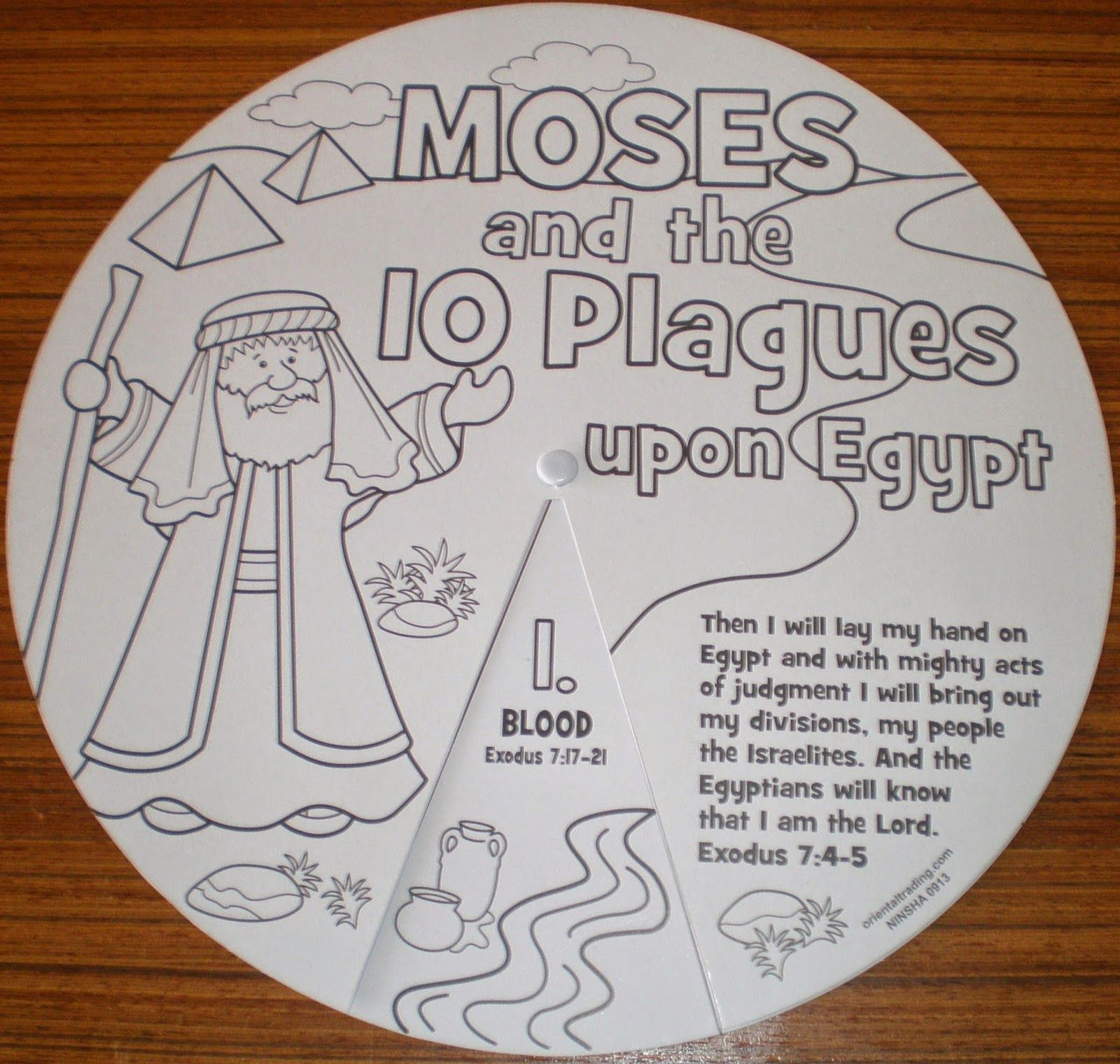 10 Plagues Worksheets For Kids