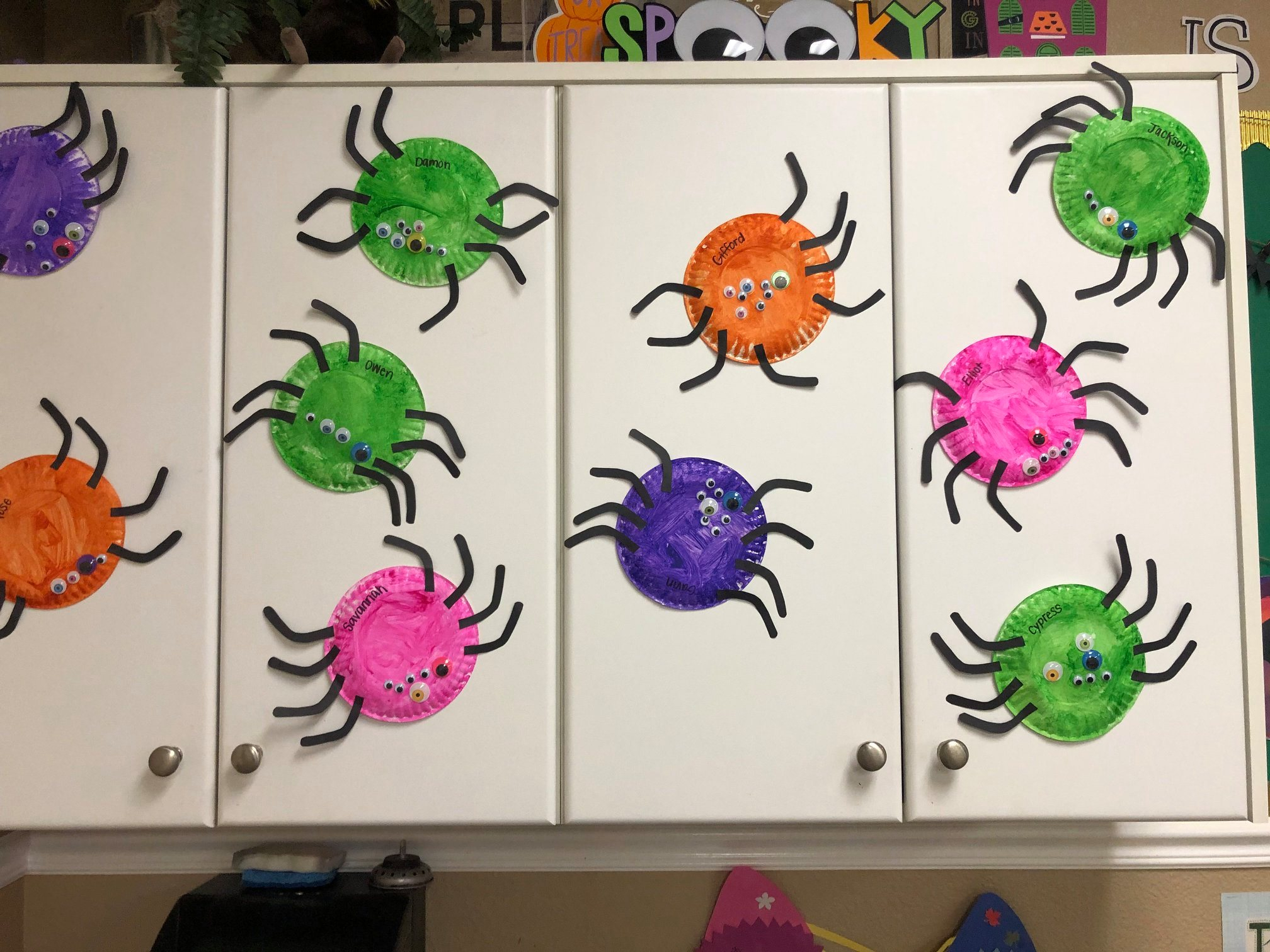 spider crafts for preschoolers printable