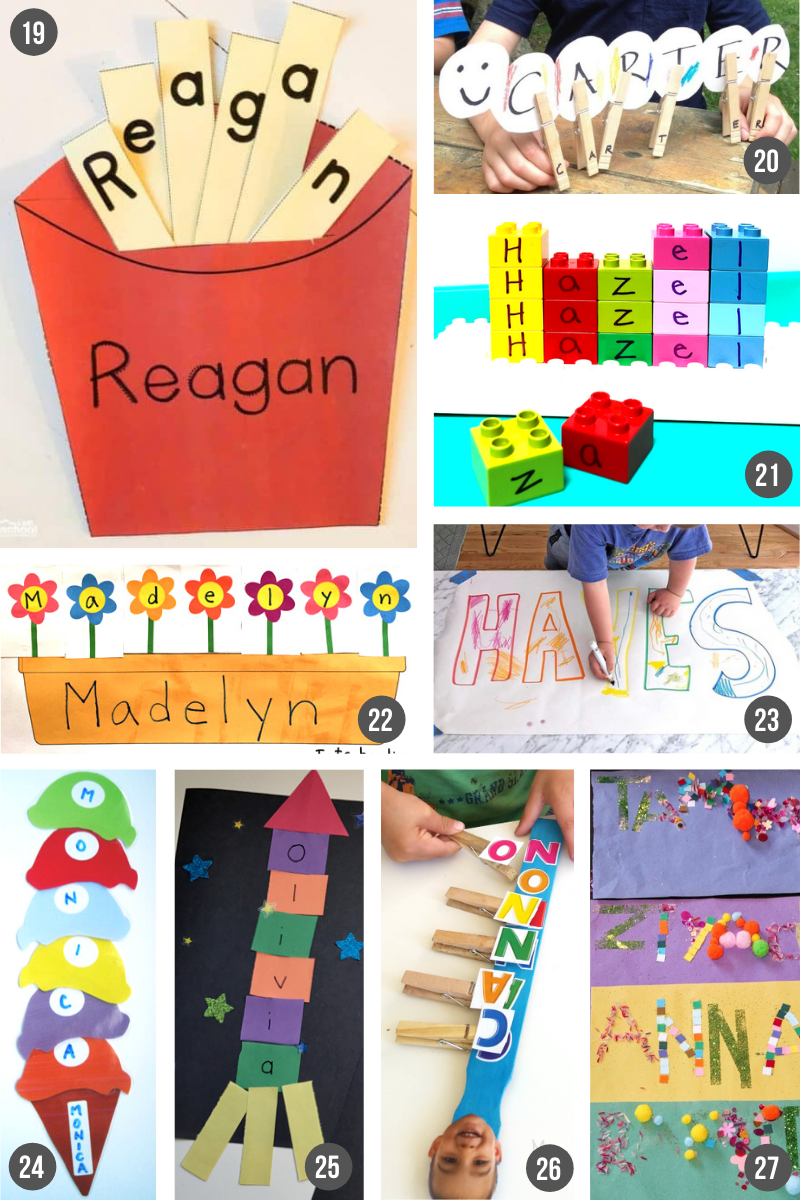 name crafts for toddlers name crafts for toddlers
