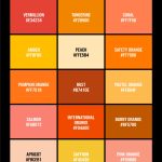 100 Shades Of Orange Color