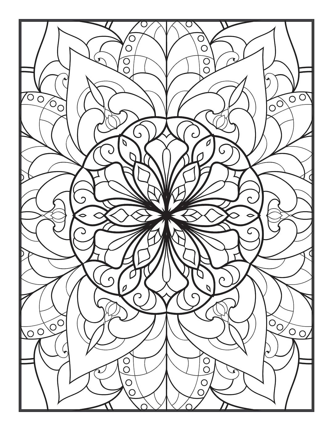 1000 Printable Coloring Pages For Teens And Adults Digital Download Etsy